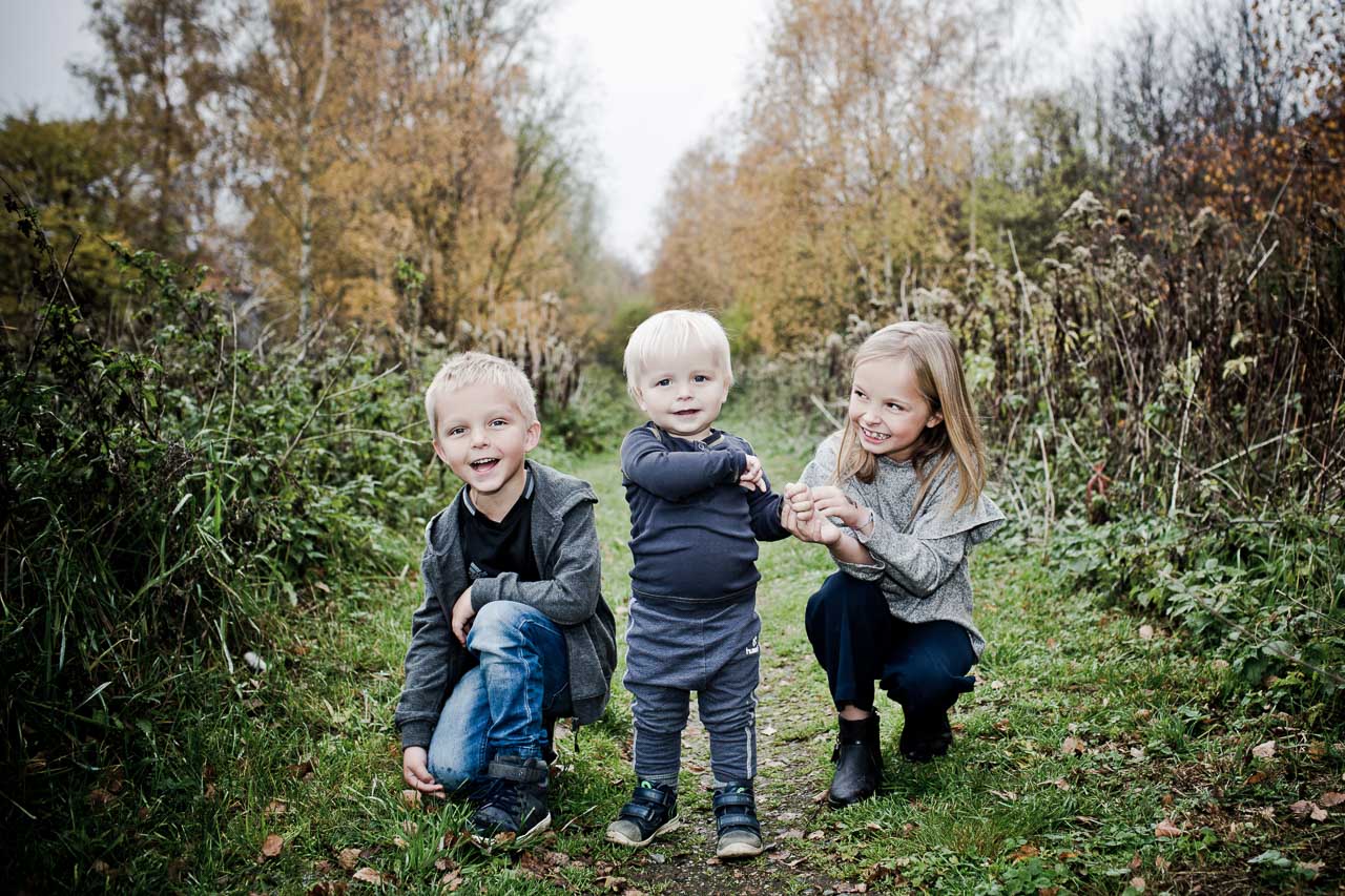 Børne og familieportræt i Vejle